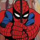 Spider-Man swings towards the camera in the original 1967 animated adaptation of the Marvel character.